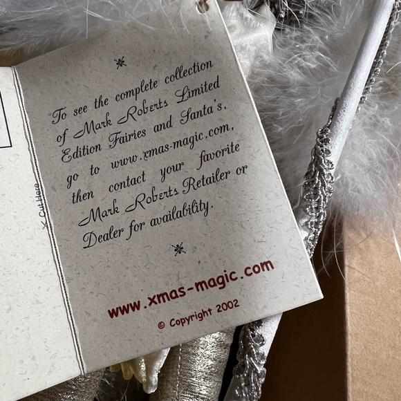 RARE Mark Roberts 2002 Vintage Large Snowflake Fairy - Picture 8 of 10